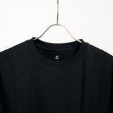 Crew Neck Black Three quarter sleeve Tee
