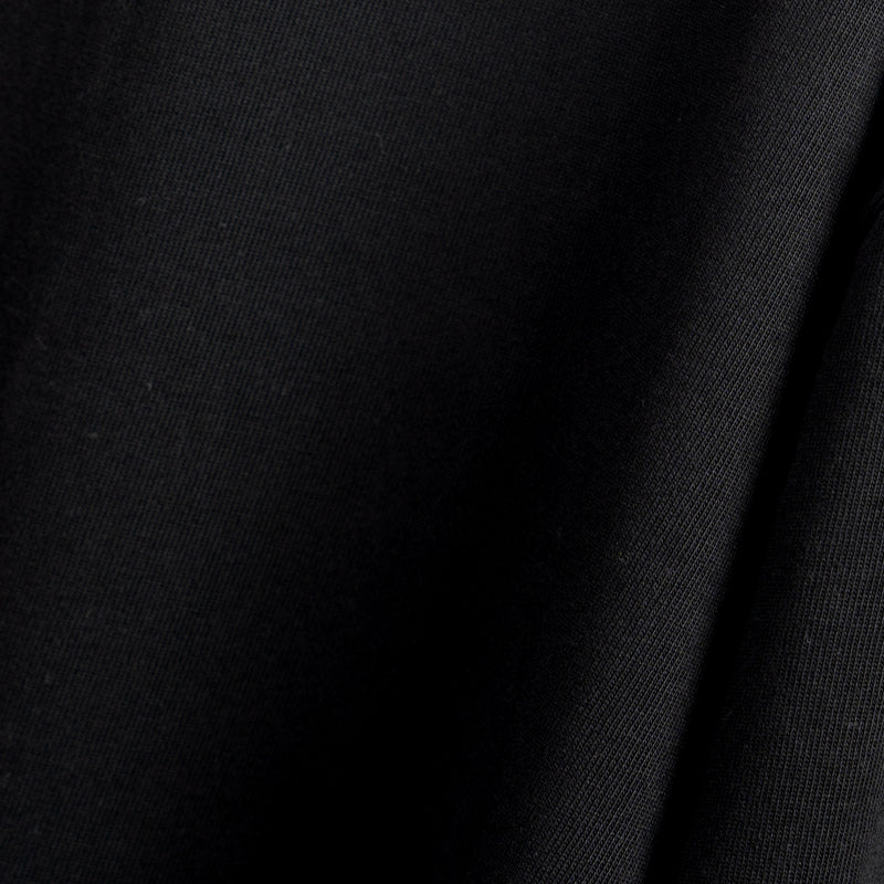 Crew Neck Black Long Tee