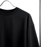 Crew Neck Black Long Tee