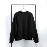 Crew Neck Black Long Tee