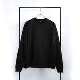 Crew Neck Black Long Tee